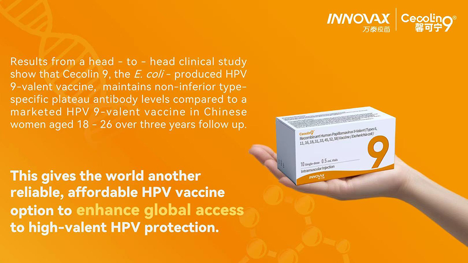 Three-Year Follow-Up Data Published: Head-to-Head Study of Cecolin 9 vs. A Marketed HPV 9-Valent Vaccine in The Lancet Regional Health – Western Pacific